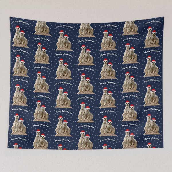Item preview, Merry Christmas Meerkats 4 designed and sold by quentinjlang.
