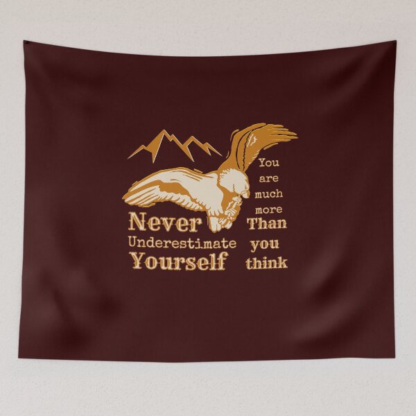 Item preview, Never underestimate yourself designed and sold by Cheerist .