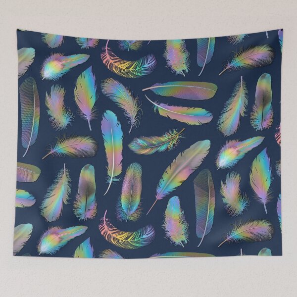 Item preview, Iridescent Feathers  designed and sold by dinaaaaaah.