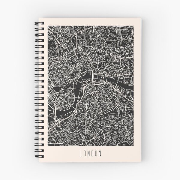 Item preview, London City Downtown Street Map Dark designed and sold by Teecha.