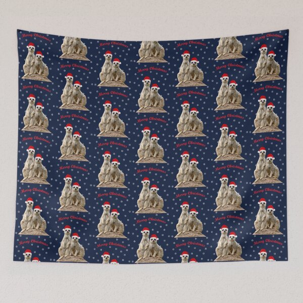 Item preview, Merry Christmas Meerkats 3 designed and sold by quentinjlang.