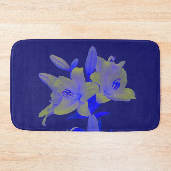 Item preview, Lilies on Blue Background designed and sold by Alternative Perspectives.
