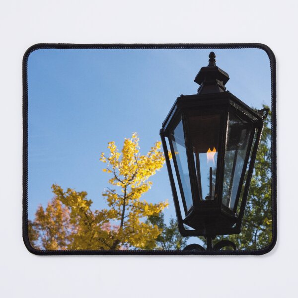 Item preview, One Fine Autumn Day With an Antique Gas Lantern designed and sold by Georgia Mizuleva.
