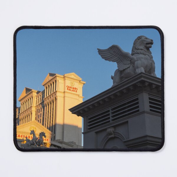 Item preview, Shadow and Light - Las Vegas Sunrise with a Winged Lion at Caesars Palace designed and sold by Georgia Mizuleva.