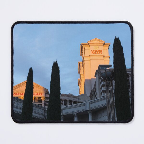 Item preview, Shadow and Light - Las Vegas Sunrise with Caesars Palace and Cypress Trees designed and sold by Georgia Mizuleva.
