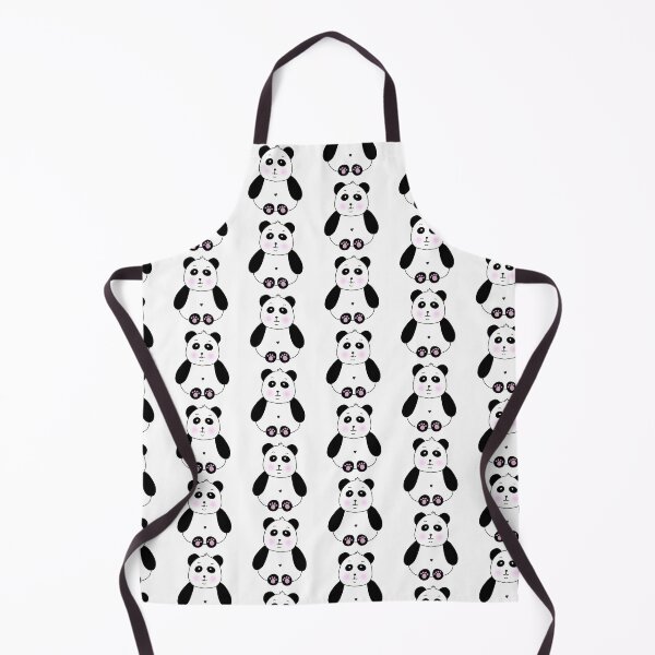 Item preview, Cute Pandas With Love Hearts Pattern designed and sold by DeliliahDoodles.