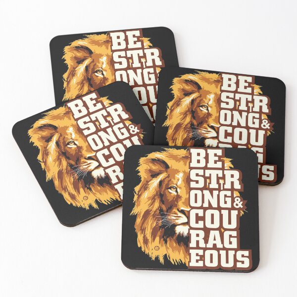 Item preview, Be strong & Courageous / Lion designed and sold by Yuzik.