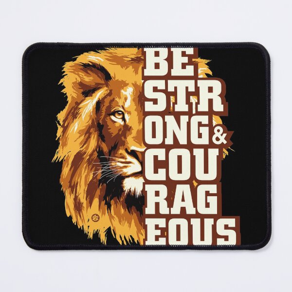 Item preview, Be strong & Courageous / Lion designed and sold by Yuzik.