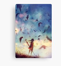 Flock Metal Print