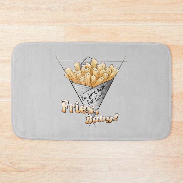 Item preview, Just Here For The Fries Baby Funny French Fries Illustration designed and sold by Skizzenmonster.