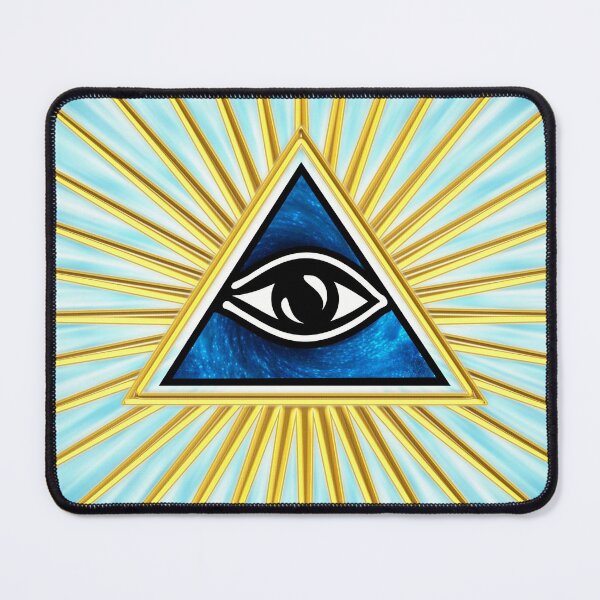 Item preview, All seeing eye, Eye of providence, Space, Galaxy, Sky, Gold, Freemasons designed and sold by nitty-gritty.