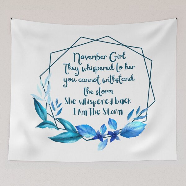 Item preview, November Girl Birthday Quote Sarcastic and Funny designed and sold by NishiiAgrawal.