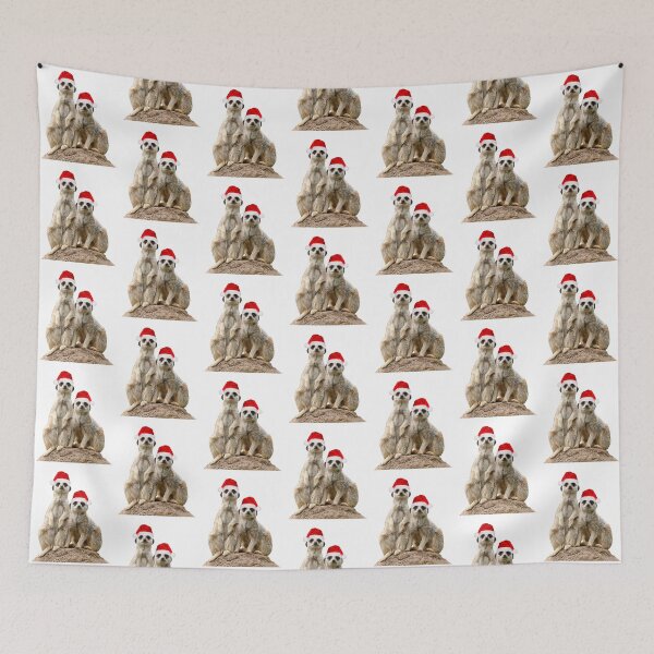 Item preview, Merry Christmas Meerkats designed and sold by quentinjlang.
