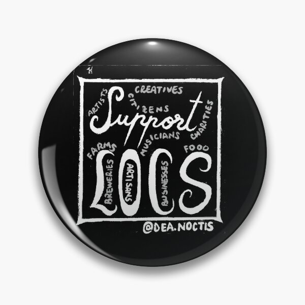 Item preview, SUPPORT LOCS B&W designed and sold by DeaNoctis.