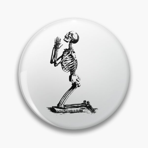Item preview, Praying Skeleton Forward Observations Group designed and sold by chaintub.