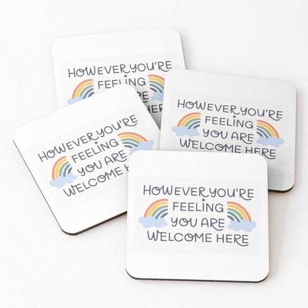 Item preview, However You're Feeling You Are Welcome Here designed and sold by HerBertTeee.