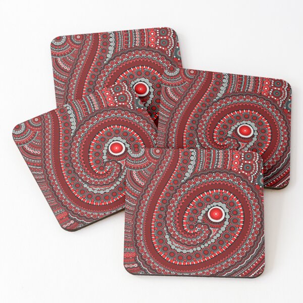 Item preview, Red mandala pattern  designed and sold by Marvelous  Nachie.