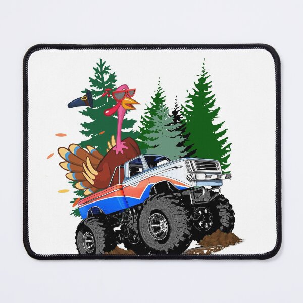 Item preview, Thanksgiving Turkey Riding Monster Truck designed and sold by MaypanaShop.