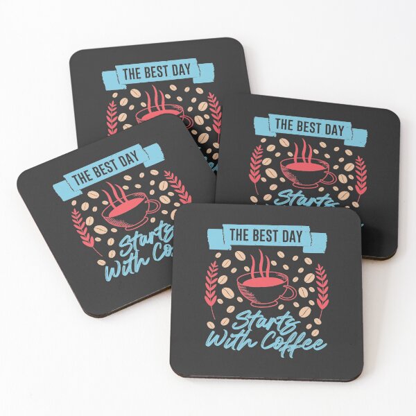 Item preview, The Best Day Starts With Coffee designed and sold by sassav8.