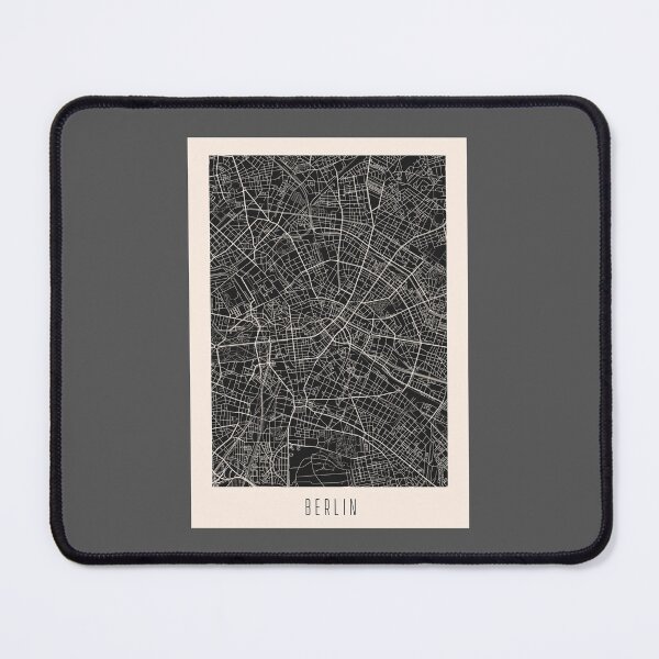 Item preview, Berlin City Downtown Street Map Dark designed and sold by Teecha.