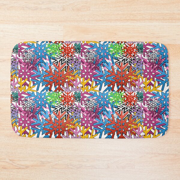 Item preview, Snow Flakes with Colors designed and sold by montaque8.