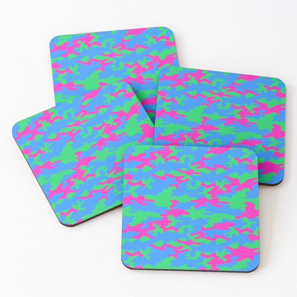 Item preview, Polysexual Pride Camo Poly Pattern designed and sold by M-L-Creations.
