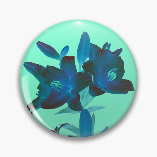 Item preview, Lillies on AquaMenthe coloured background designed and sold by Alternative Perspectives.