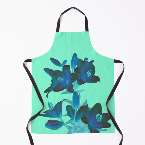 Item preview, Lillies on AquaMenthe coloured background designed and sold by Alternative Perspectives.