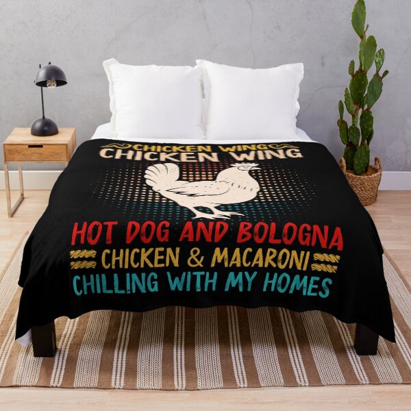 Item preview, Chicken wing hotdogs and bologna chicken and macaroni chillin with my homies designed and sold by pnkpopcorn.