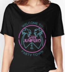 Party Town Women's Relaxed Fit T-Shirt