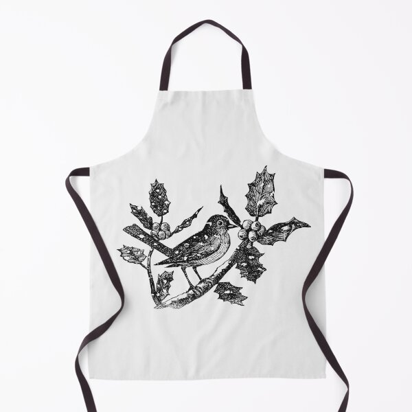 Item preview, Vintage winter bird etching illustration from The Baby's Museum designed and sold by Designedbysm.