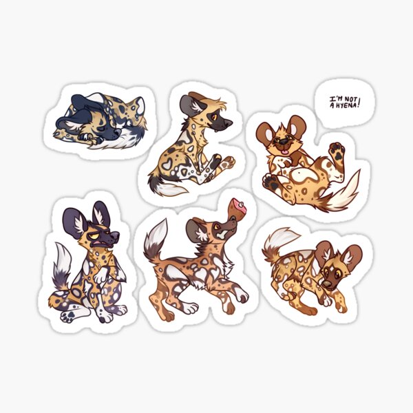 Item preview, African Wild Dogs designed and sold by Mr.Lemur.