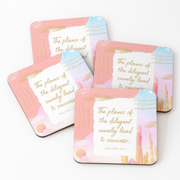 Item preview, Proverbs 21:5  designed and sold by Paper Bee Gift Shop.