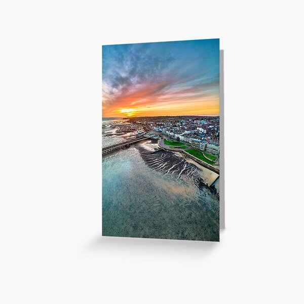 Ryde Sunrise Isle Of Wight Greeting Card