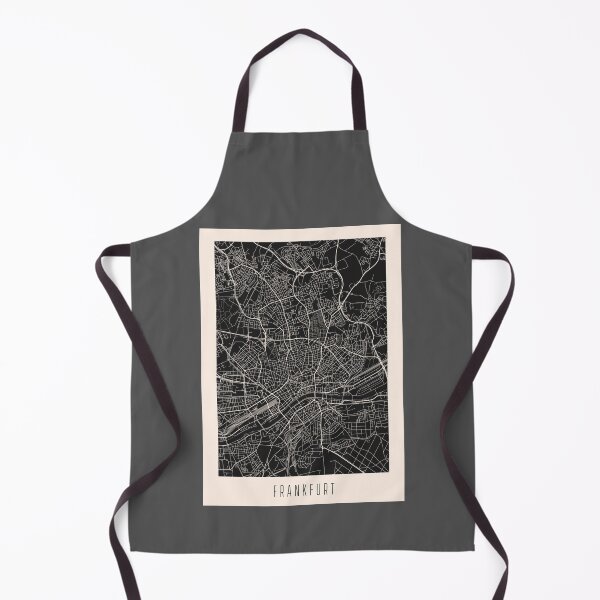 Item preview, Frankfurt City Downtown Street Map Dark designed and sold by Teecha.