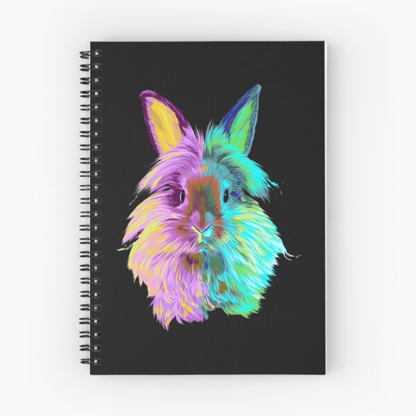 Item preview, Colourful Lionhead Rabbit Sticker designed and sold by JosephStuart.