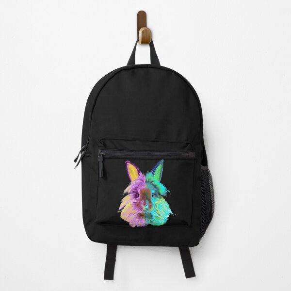 Item preview, Colourful Lionhead Rabbit Sticker designed and sold by JosephStuart.
