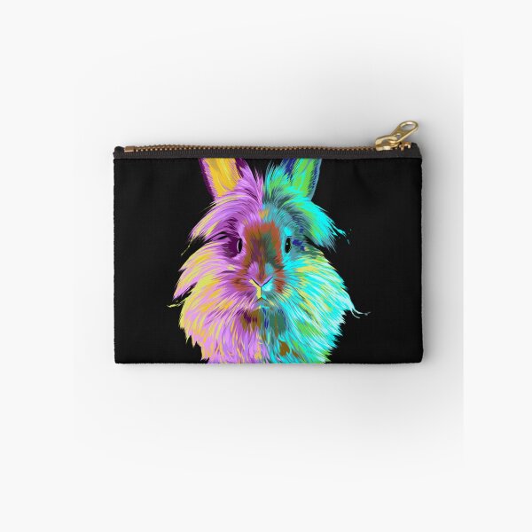 Item preview, Colourful Lionhead Rabbit Sticker designed and sold by JosephStuart.