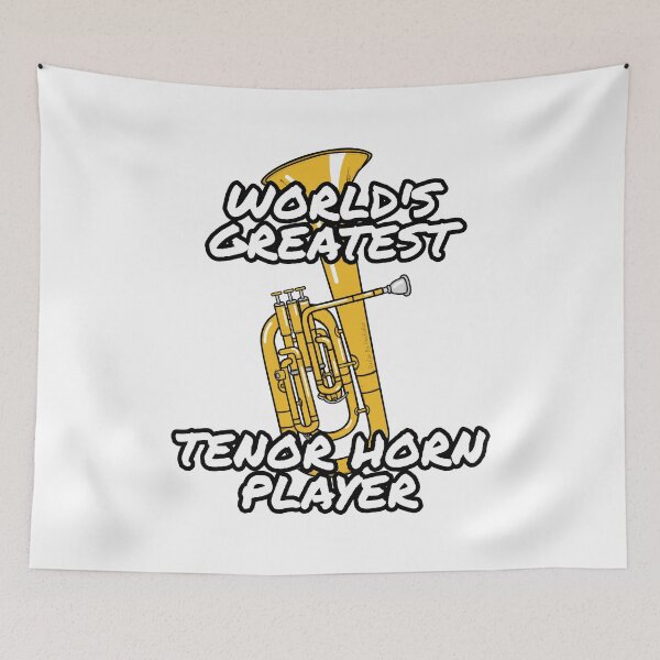 Item preview, World's Greatest Tenor Horn Player Hornist Brass Musician designed and sold by doodlerob.
