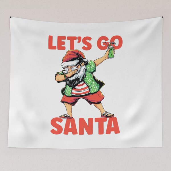 Item preview, Lets Go Santa - Funny Beach Santa Dabbing designed and sold by Meliafroggy.
