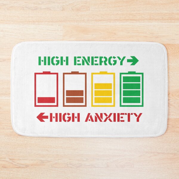 Item preview, Battery Power - High Energy and High Anxiety designed and sold by Rhu Creations.