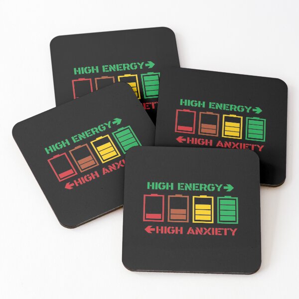 Item preview, Battery Power - High Energy and High Anxiety designed and sold by Rhu Creations.