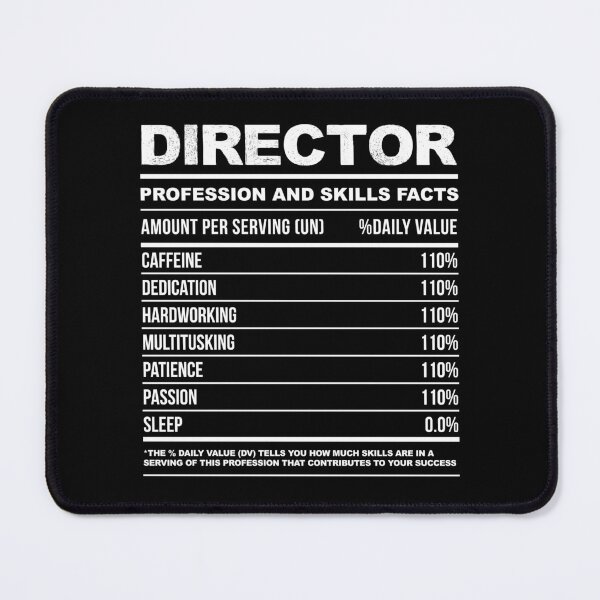 Item preview, Director - Funny Nutritional Facts (B) designed and sold by NeoDhl.