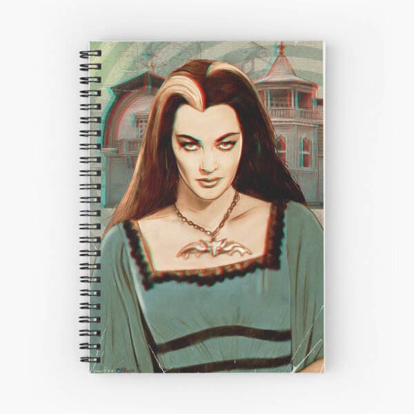 Item preview, Lily Munster Anaglyph 3d pop-art illustration designed and sold by 3dPopArt.