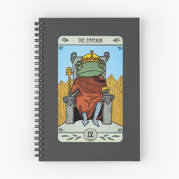 Item preview, Frog Tarot - The Emperor designed and sold by agrapedesign.