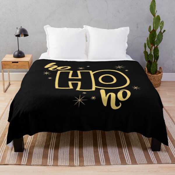 Item preview, Ho Ho Ho - Black and Gold designed and sold by StudioSofiafr.