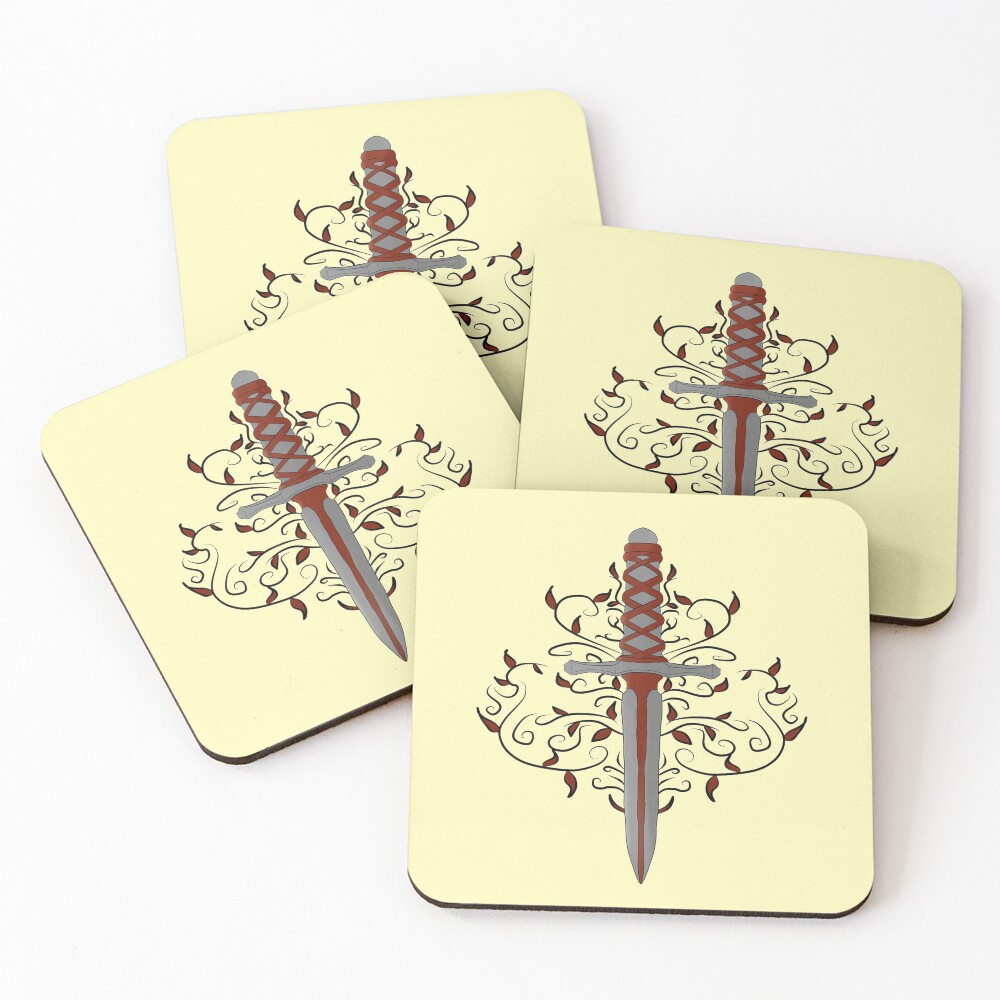 Item preview, Coasters (Set of 4) designed and sold by LadyoftheDevils.
