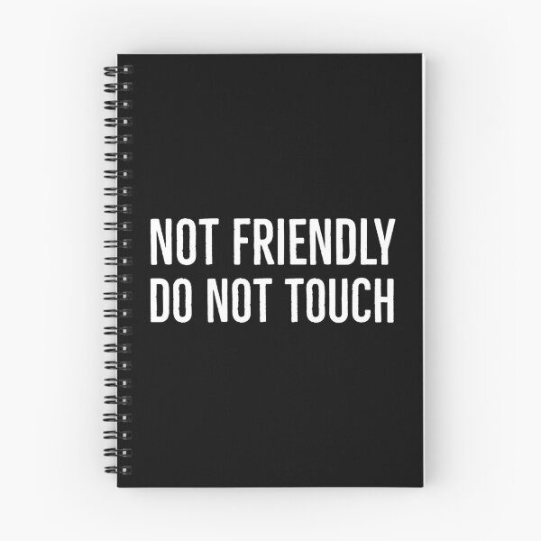 Item preview, Not Friendly Do Not Touch designed and sold by Suzhi.