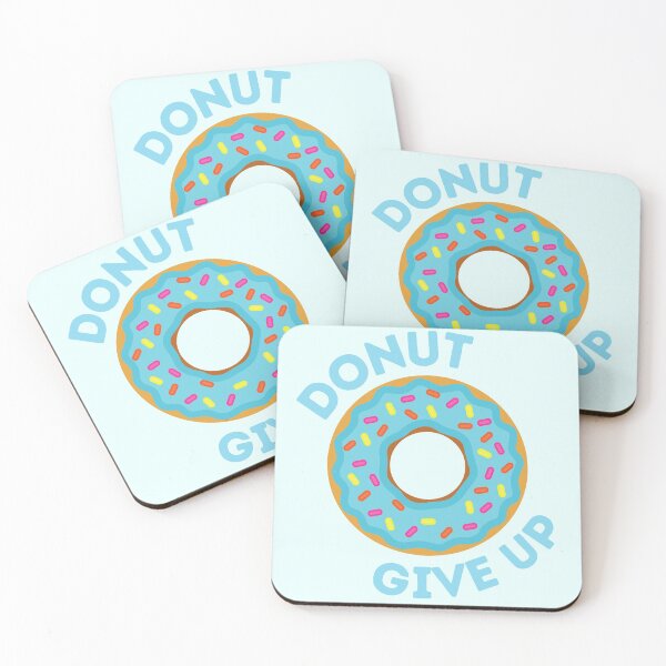 Item preview, Donut Give Up designed and sold by ArtsySaturn.