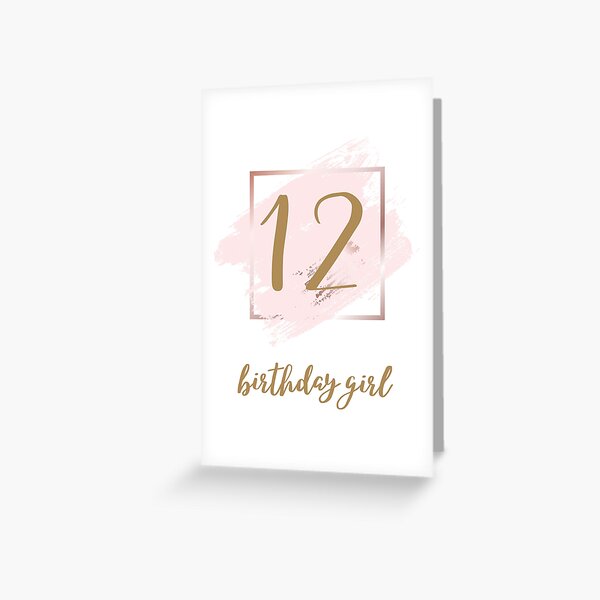 Item preview, 12th Birthday Girl - Twelfth Birthday Celebration Design designed and sold by Partypumpkin.